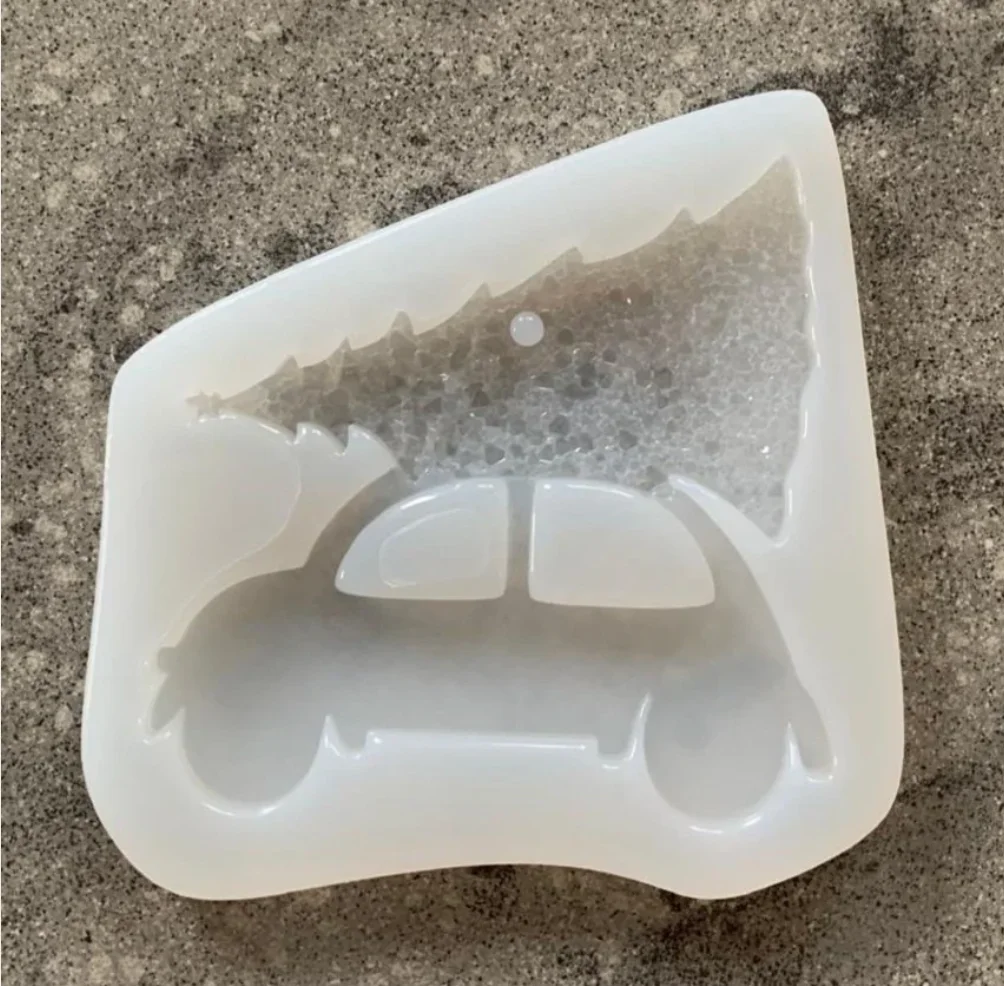 Silicone mold — Christmas car 🚗🎄